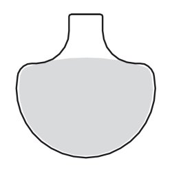 SBS, BRAKE PADS. STREET CERAMIC (ORGANIC) 