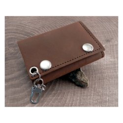 AMIGAZ  SOFT LEATHER TRIFOLD WALLET