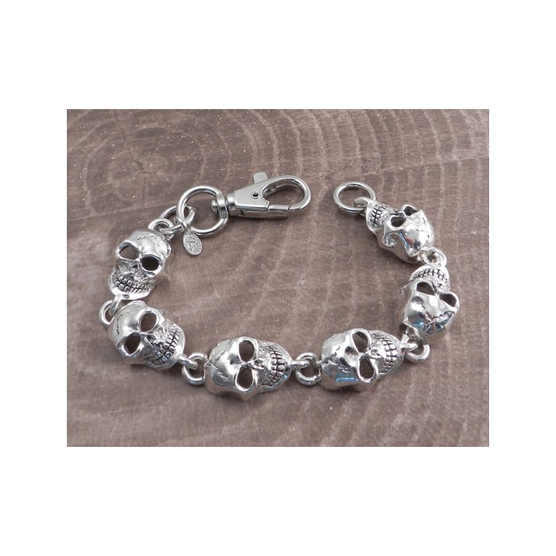 AMIGAZ MONSTER SKULL CHAIN BRACELET 8,5" 