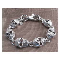 AMIGAZ MONSTER SKULL CHAIN BRACELET 8,5" 