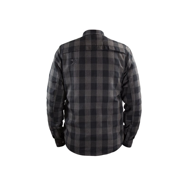 JOHN DOE KEVLAR LUMBERJACK SHIRT GREY/BLACK