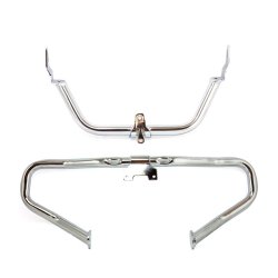 CHOPPED ENGINE GUARD 1-1/4", CHROME 15-20 FLTR Road Glides, excl. models equipped with fairing lower