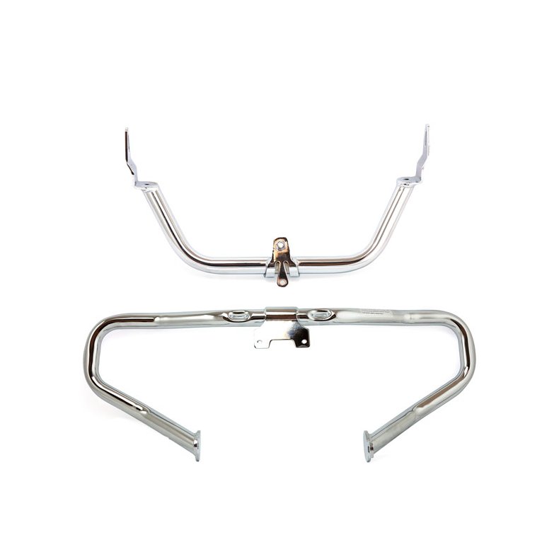 CHOPPED ENGINE GUARD 1-1/4", CHROME 15-20 FLTR Road Glides, excl. models equipped with fairing lower