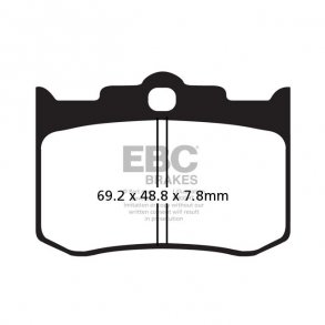 EBC V-PAD SEMI SINTERED BRAKE PADS 