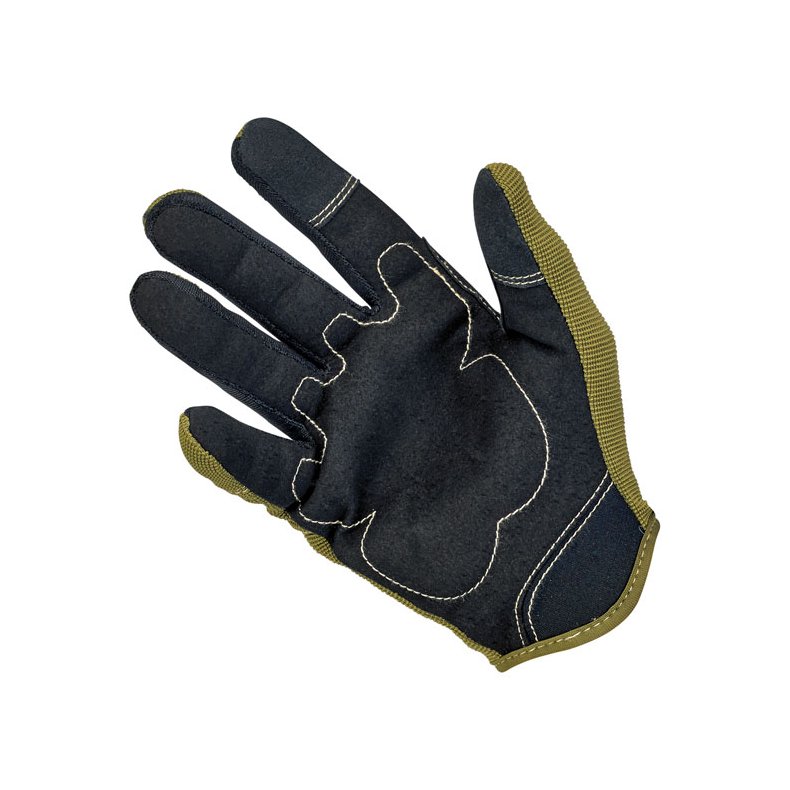  BILTWELL MOTO GLOVES OLIVE/BLACK/TAN