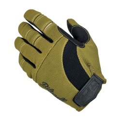  BILTWELL MOTO GLOVES OLIVE/BLACK/TAN