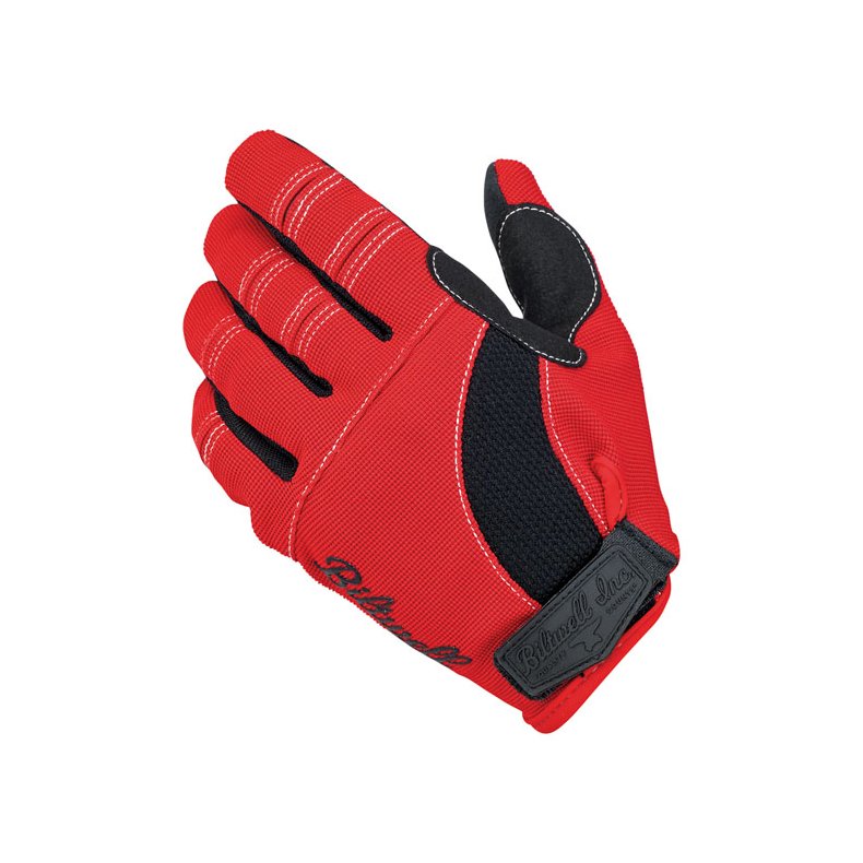 BILTWELL MOTO GLOVES RED/BLACK/WHITE