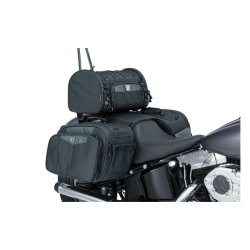 KURYAKYN MOMENTUM OUTRIDER THROW-OVER SADDLEBAGS, BLACK 
