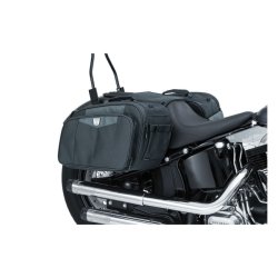 KURYAKYN MOMENTUM OUTRIDER THROW-OVER SADDLEBAGS, BLACK 
