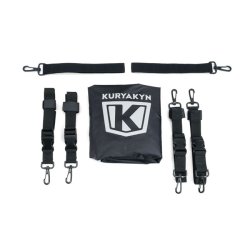 KURYAKYN MOMENTUM OUTRIDER THROW-OVER SADDLEBAGS, BLACK 