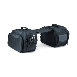 KURYAKYN MOMENTUM OUTRIDER THROW-OVER SADDLEBAGS, BLACK 