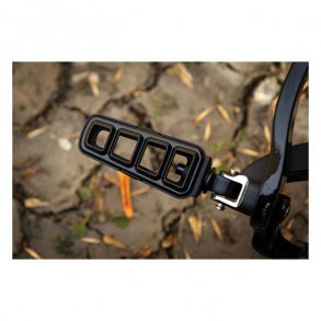 KURYAKYN SPLINED FOOTPEG ADAPTERS SATIN BLACK 