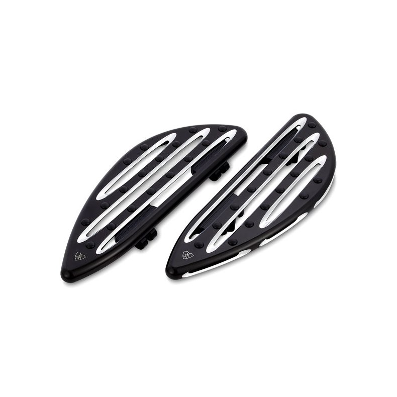 NESS DEEP CUT DRIVER FLOORBOARDS, 14-20 Indian Chief, Chieftain, Springfield, Roadmaster