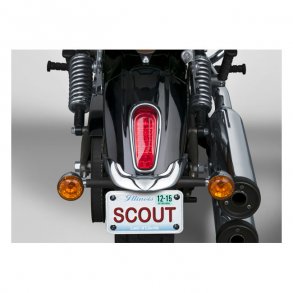 NC CAST REAR FENDER TIP CHROME