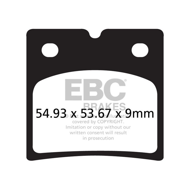 EBC ORGANIC BRAKE PADS