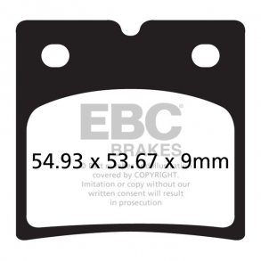 EBC V-PAD SEMI SINTERED BRAKE PADS