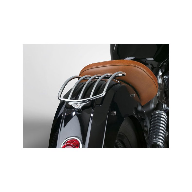 NC FENDER MOUNT SOLO LUGGAGE RACK,  Fits: > 15-18 Indian Scout; 16-18 Scout Sixty