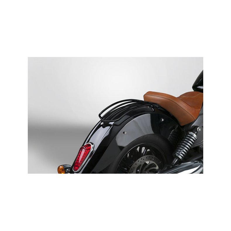 NC FENDER MOUNT SOLO LUGGAGE RACK,  Fits: > 15-18 Indian Scout; 16-18 Scout Sixty