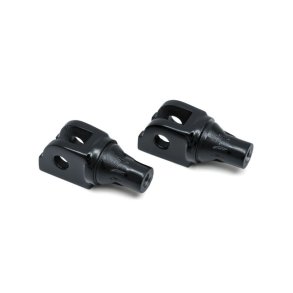 KURYAKYN, TAPERED FRONT FOOTPEG ADAPTER. GLOSS BLACK M8