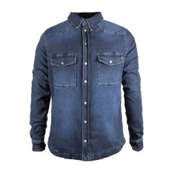 JOHN DOE MOTOSHIRT XTM DENIM DARK USED