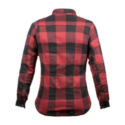 JOHN DOE MOTOSHIRT DAME BLACK/RED XTM