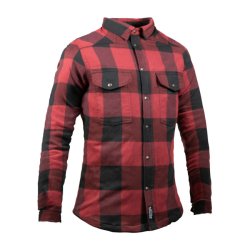 JOHN DOE MOTOSHIRT DAME BLACK/RED XTM