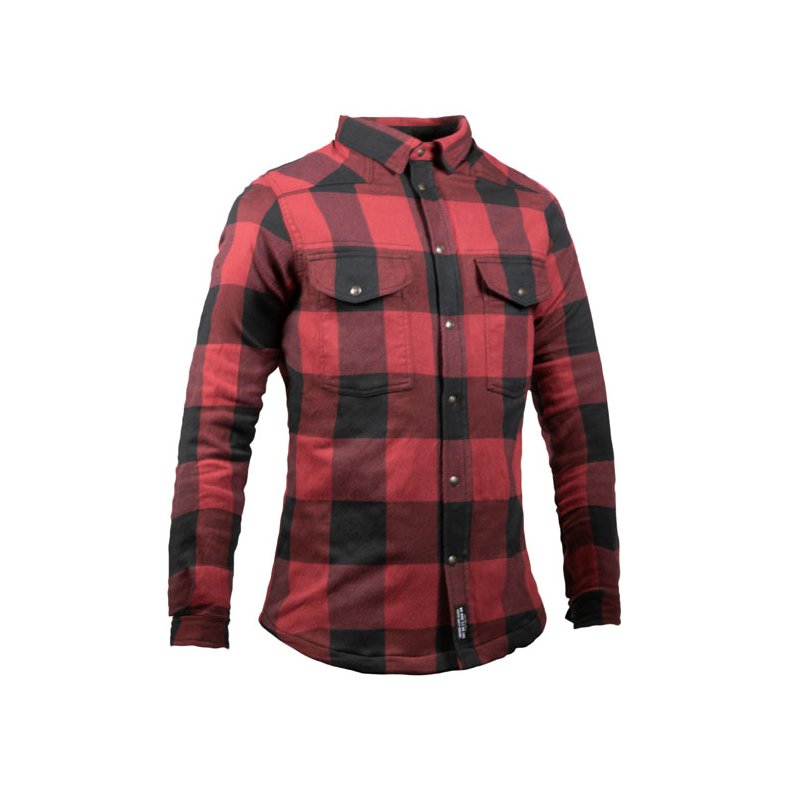 JOHN DOE MOTOSHIRT DAME BLACK/RED XTM