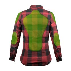 JOHN DOE MOTOSHIRT DAME BLACK/RED XTM