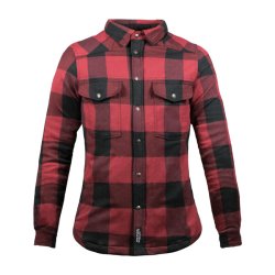 JOHN DOE MOTOSHIRT DAME BLACK/RED XTM