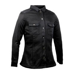 JOHN DOE MOTOSHIRT DAME BLACK XTM