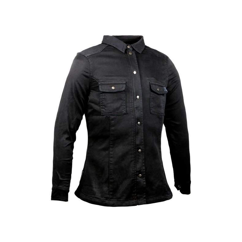 JOHN DOE MOTOSHIRT DAME BLACK XTM