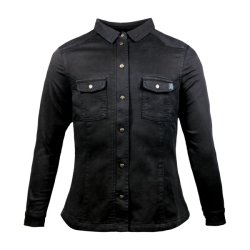JOHN DOE MOTOSHIRT DAME BLACK XTM