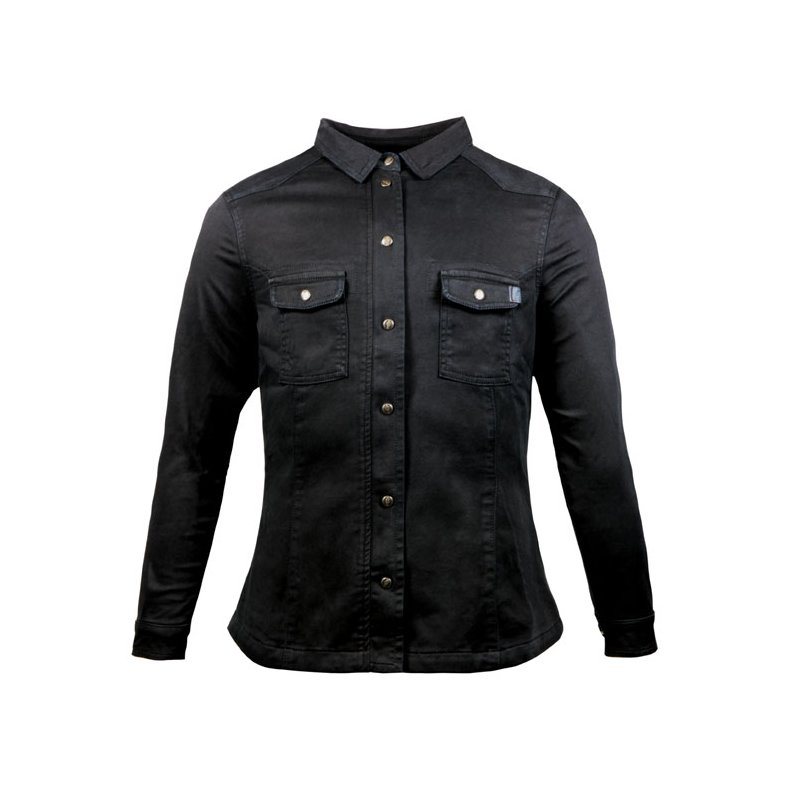 JOHN DOE MOTOSHIRT DAME BLACK XTM