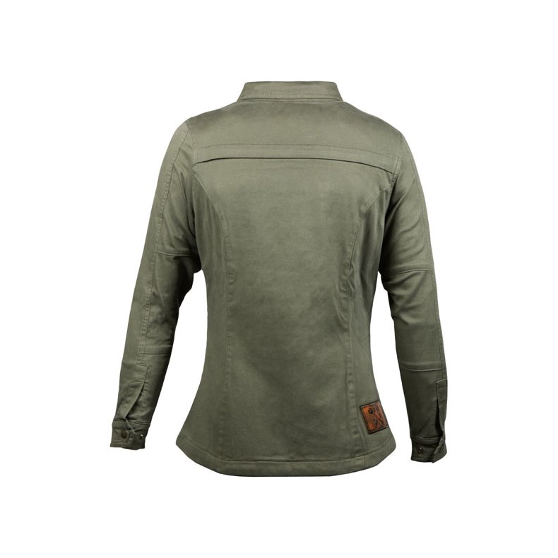 JOHN DOE MOTOSHIRT DAME OLIVE XTM