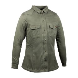 JOHN DOE MOTOSHIRT DAME OLIVE XTM