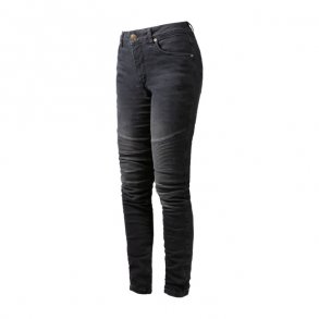 JOHN DOE BETTY BIKER JEANS BLACK USED DAME