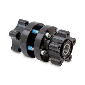 NESS WHEEL HUB FRONT BLACK DF Dual flange; 
