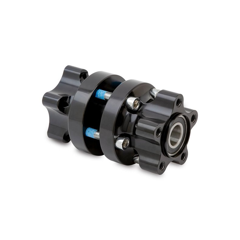 NESS WHEEL HUB FRONT BLACK DF Dual flange; 