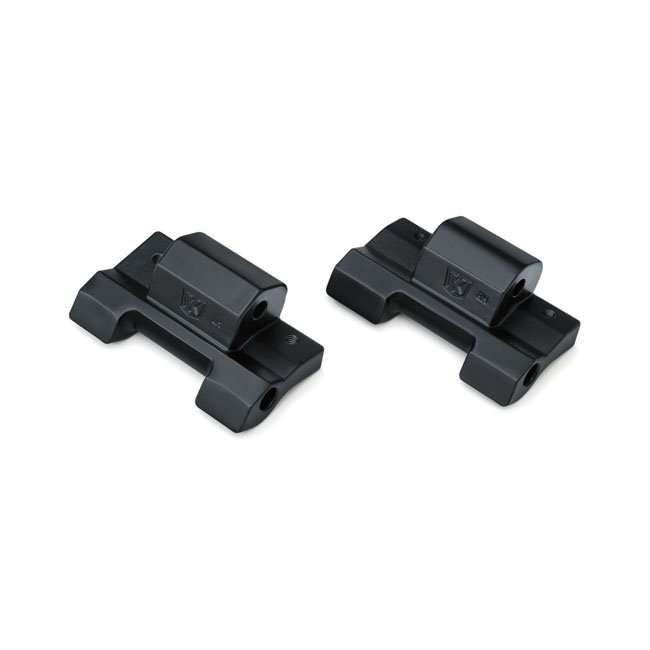 KURYAKYN, FLOORBOARD RELOCATION BRACKET KIT SATIN BLACK Footcontrols
