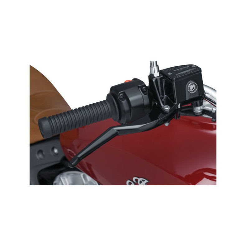 KURYAKYN, LEGACY HANDLEBAR LEVERS. BLACK Gloss 17-22 Indian Scout models