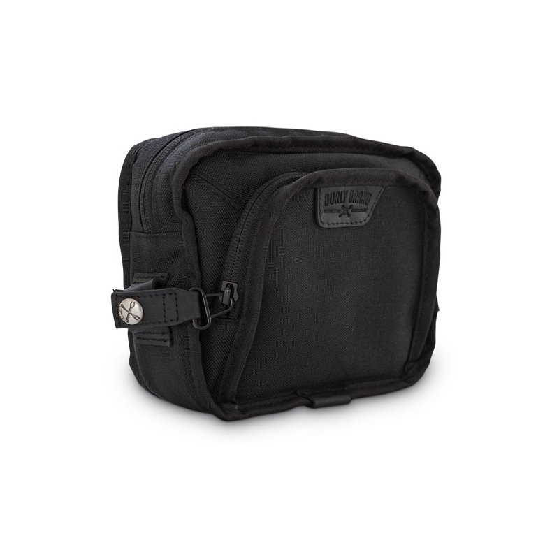 BURLY VOYAGER HANDLEBAR BAG, BLACK CORDURA 