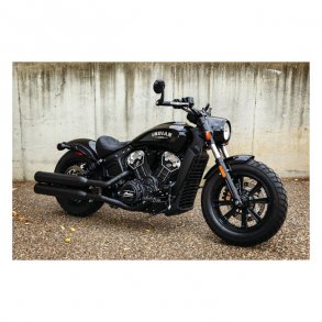 MUSTANG STANDARD TOURING SOLO SEAT , Fits: > 18-21 Indian Scout Bobber