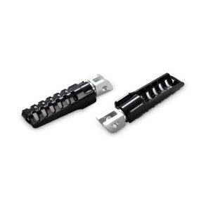 BURLY, RAZORBACK RIDER FOOT PEGS. BLACK 18-23 Softail with foot pegs (rider); Triumph Thruxton