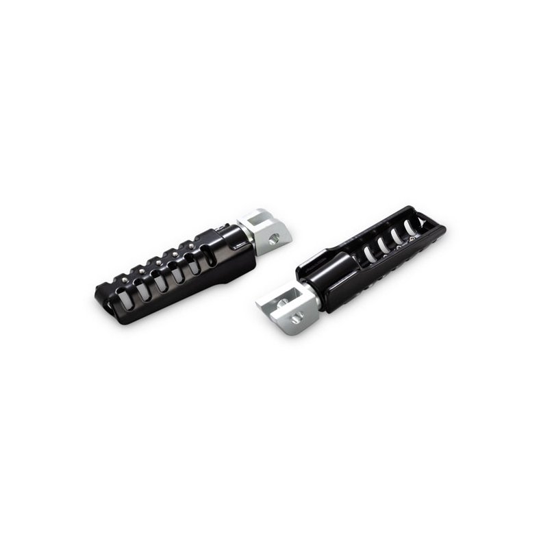 BURLY, RAZORBACK RIDER FOOT PEGS. BLACK 18-23 Softail with foot pegs (rider); Triumph Thruxton