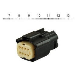 NAMZ, MOLEX MX-150 CONNECTOR. BLACK, PLUG,