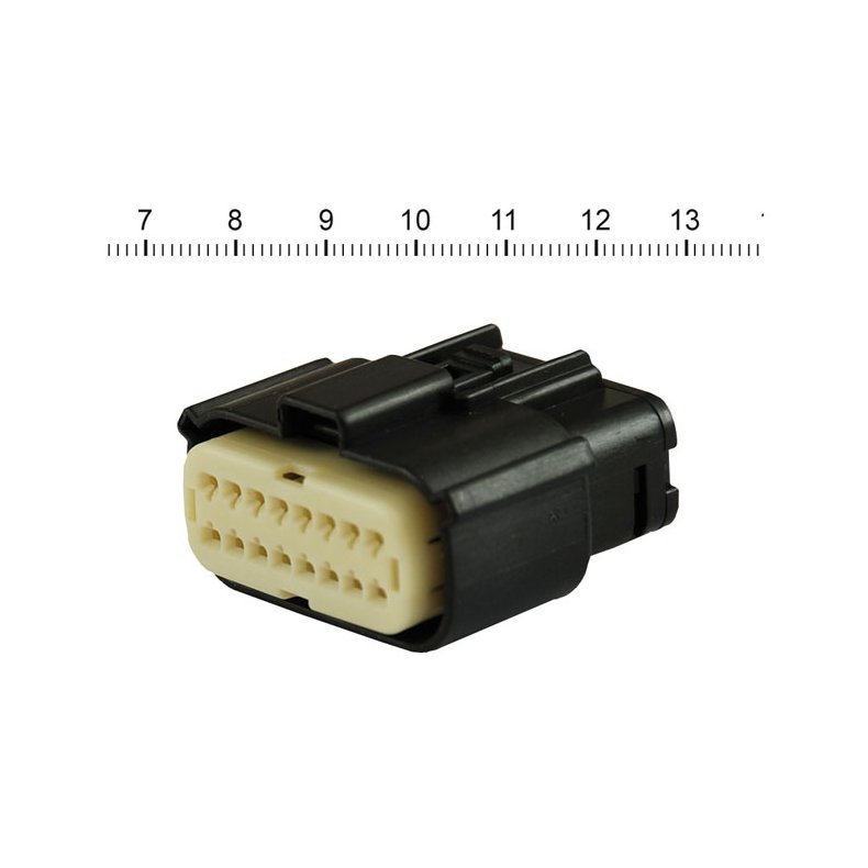 NAMZ, MOLEX MX-150 CONNECTOR. BLACK, PLUG,