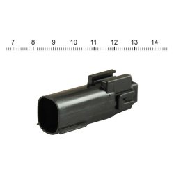 NAMZ, MOLEX MX-150 CONNECTOR. BLACK, RECEPTACLE, 