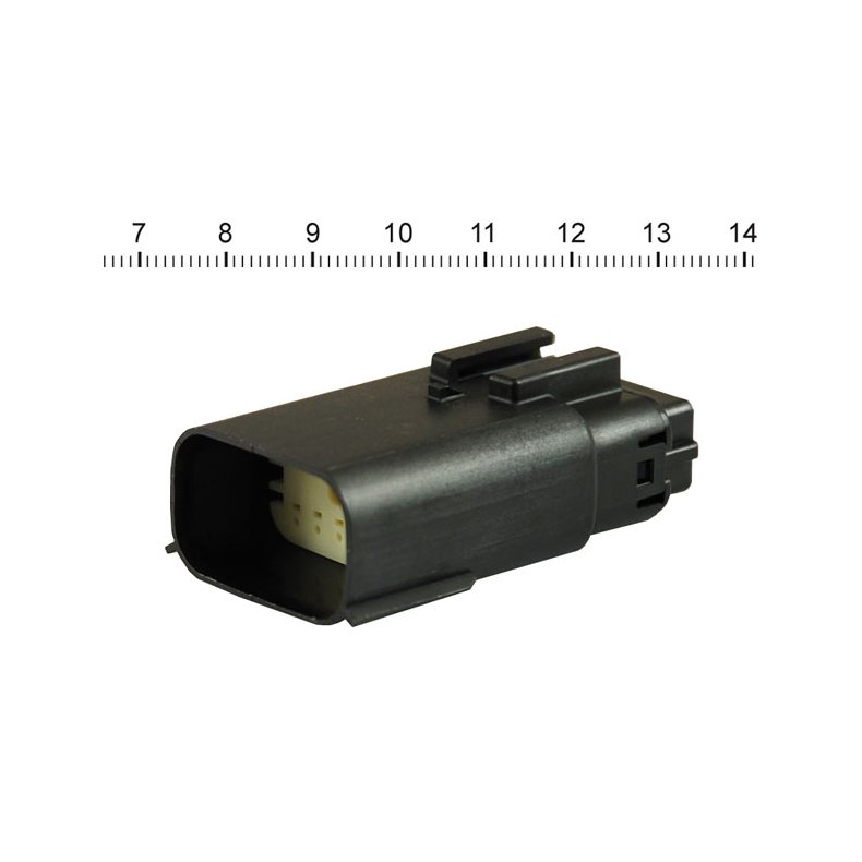 NAMZ, MOLEX MX-150 CONNECTOR. BLACK, RECEPTACLE, 