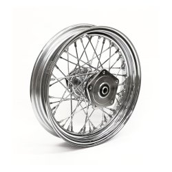 3.00 X 16 REAR WHEEL 40 SPOKES CHROME Chrome  Fits: > 86-99 FLT, FLHT, FLHR, FLTR