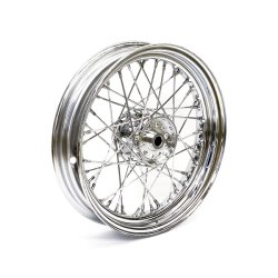 3.00 X 16 WHEEL 40 SPOKES CHROME